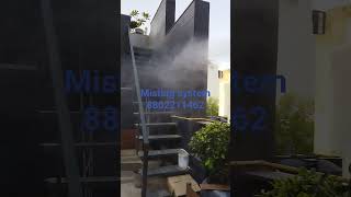 misting fogging cooling system outdoor cooling system water spray cooling system mist farata fan