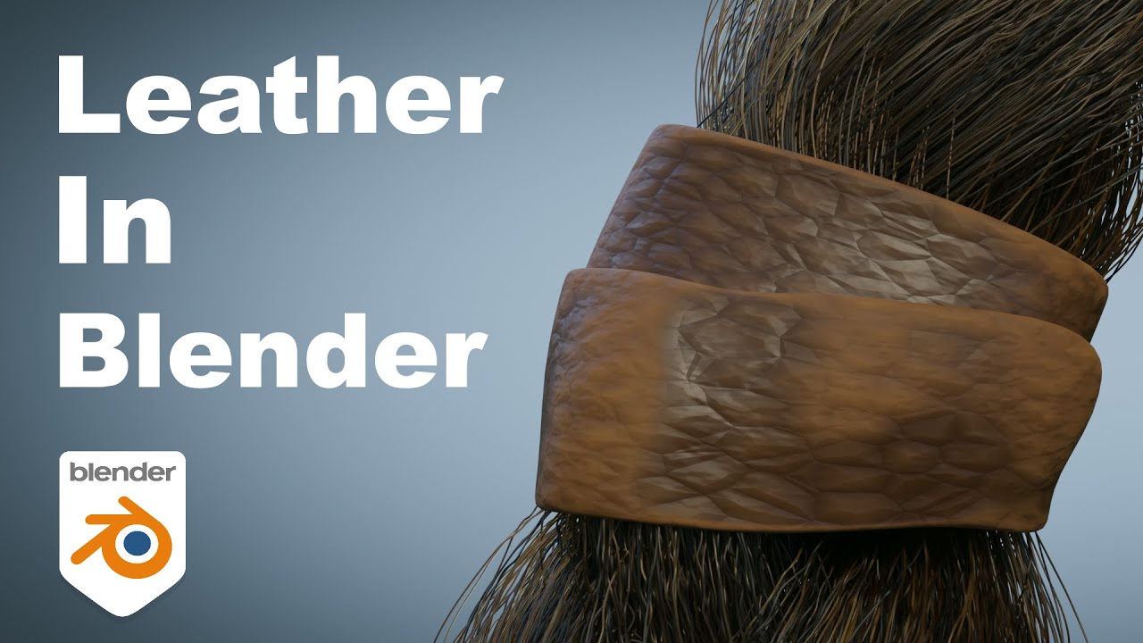 Procedural Generic Leather Material (Blender Tutorial) 