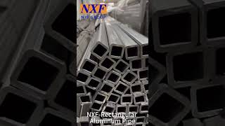NXF UNS A96061/ISO AlMg1SiCu/EN AW-6061/DIN 3.3211 Width 10-200mm Rectangular Aluminum Pipe
