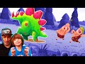 Tenemos al ESTEGO!! Nuevo dinosaurio en Dino BASH con Dani y EVAN