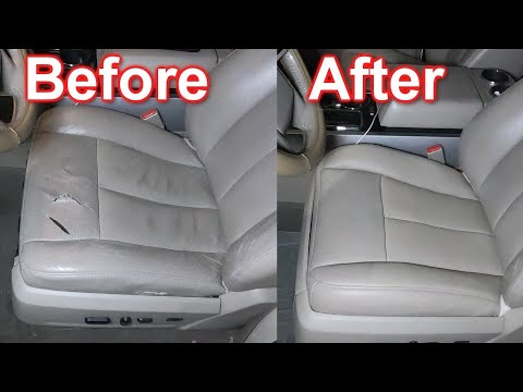 2012 Ford Expedition Drivers Seat Bottom Leather Replacement 