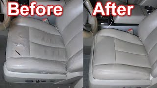 2012 Ford Expedition Drivers Seat Bottom Leather Replacement