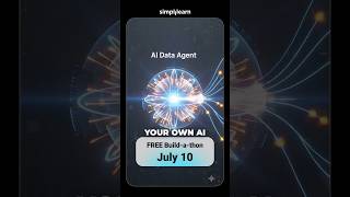 How To Build An AI Data Agent And Analytics Dashboard | No-Code AI Data Agent | #Shorts #Simplilearn