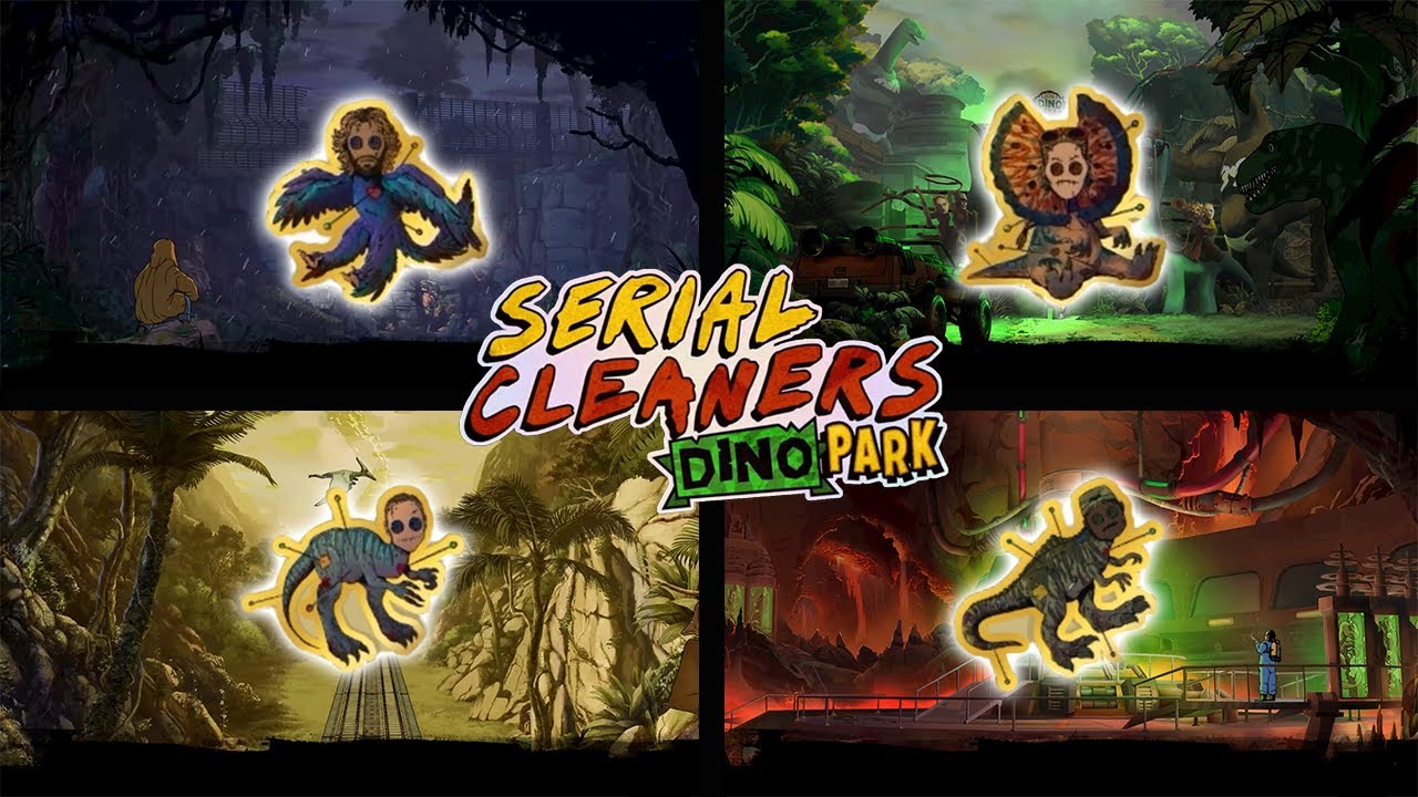 【Serial Cleaners】Dino Park DLC All Collectibles Locations YouTube