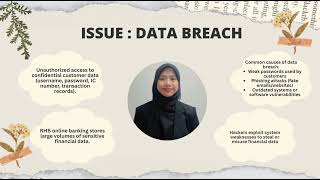 DATA BREACH RISKS IN RHB ONLINE BANKING SERVICES AND SOLUTIONS TO IMPROVE CYBER SECURITY