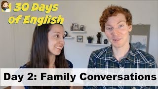 30 Days of English: Family Conversations (Day 2)