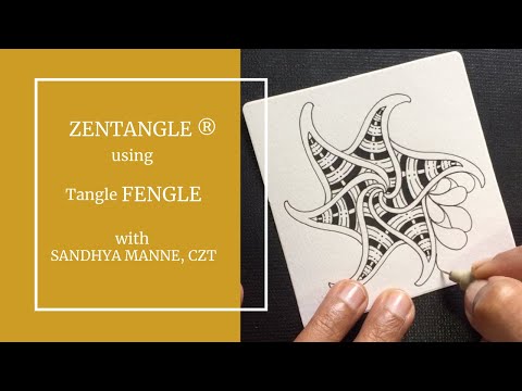 Introduction to the Zentangle Drawing Method w/ art-therapist Ann