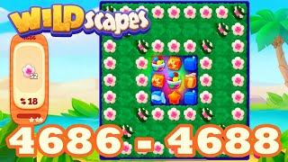 Wildscapes Level 4686 - 4688 HD Walkthrough 3 match puzzle | android | 4687 | GameGo Game | IOS