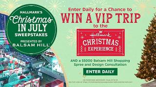 Hallmark Channel’s Christmas in July Sweepstakes | Enter Now Through July 31!