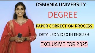 PAPER CORRECTION PROCESS || DETAILED VIDEO || SEMESTER || OSMANIA UNIVERSITY @shivanipallela