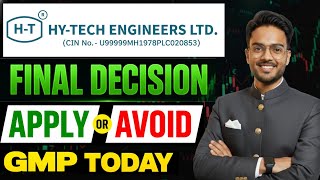 Hy Tech Engineers IPO Review Final | Hy Tech Engineers IPO GMP Today Expected Rivian Ipo Date