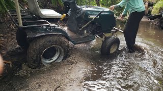 Dual mud mower ride, GT6000@LT1000, creek ride and wheelies full week of riding