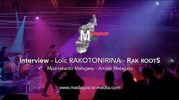 INTERVIEW EXCLUSIVE : RAK ROOTS, Artiste Malagasy