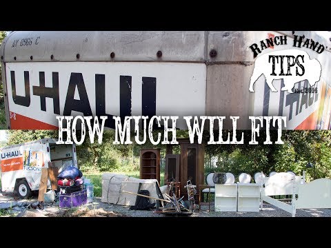 How much can you fit in a U-Haul Cargo Trailer?