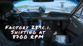 Bobby Fazio Super Stock SS/L Stick Shift 1965 Mustang InCar Atco Dragway High RPM