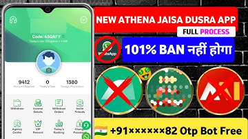 Athena Jaisa Dusra App   7IGame App   New WhatsApp Earning App   Waho Jaisa Dusra App   Per Refer₹80