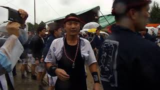 20170917 116やわたんまち鶴ケ谷八幡宮一の鳥居へ一気に進む神明町