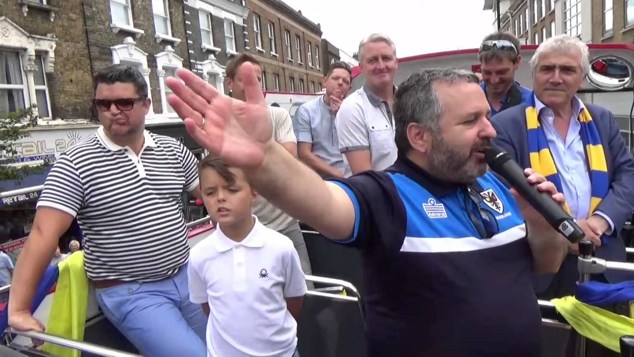 Speeches at AFC Wimbledon celebration YouTube