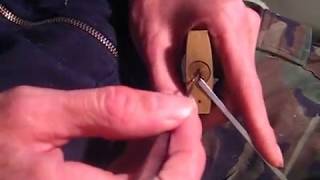 U-Haul Padlock Picked Open