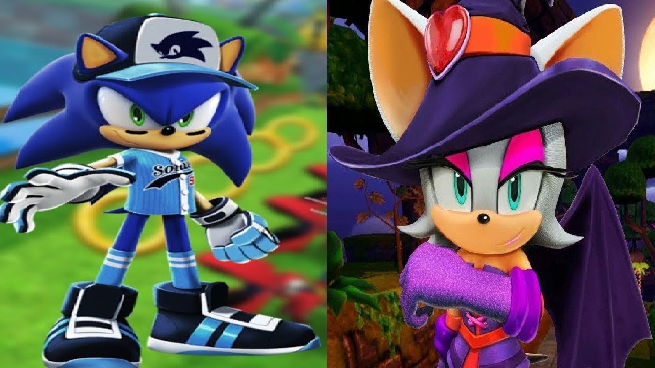 SONIC DASH NEW CHARACTER SLUGGER SONIC VS Witch Rouge Gameplay HD