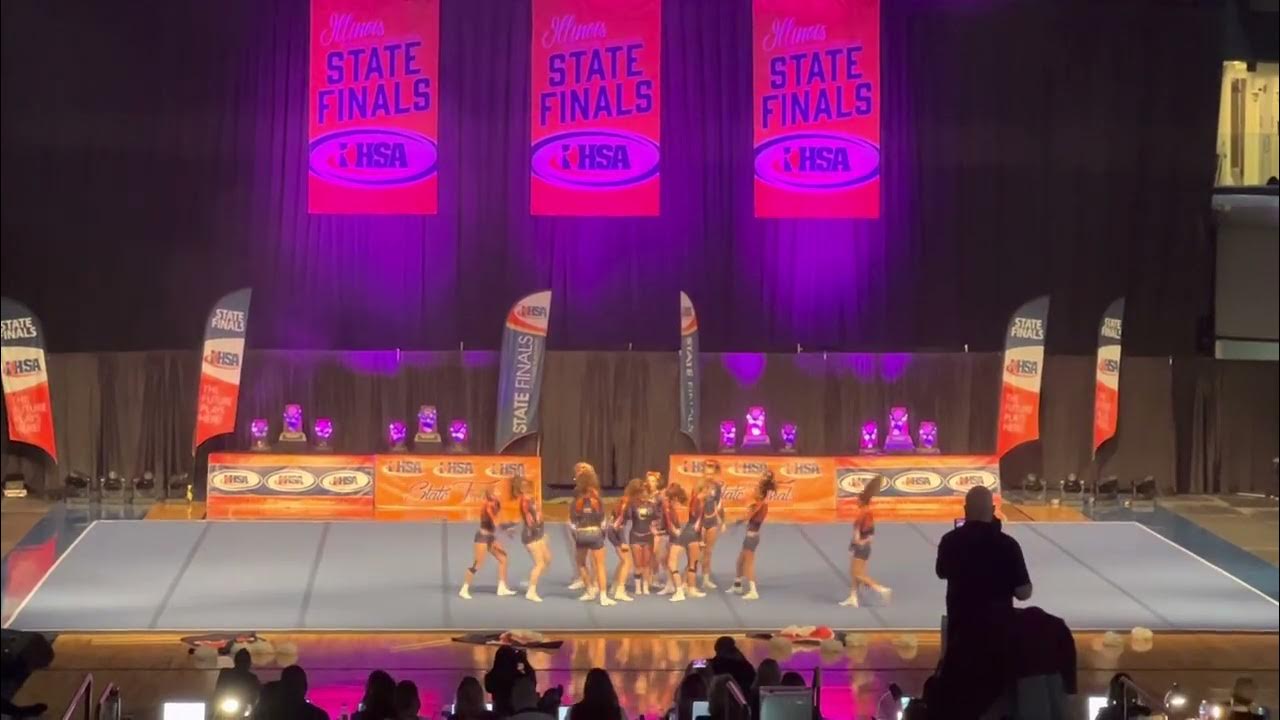 Carterville Varsity Cheer IHSA State 2023 (Day 2) YouTube