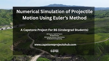 Numerical Simulation of Projectile Motion Using Euler’s Method