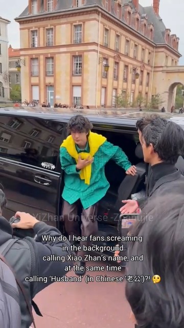 Fans screaming Xiao Zhan’s name and shouting ‘husband’ at the same time 😳 #wangyibo
