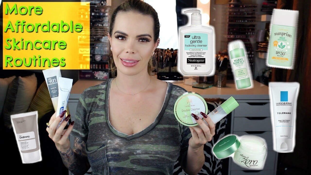 beautycon More Affordable Skincare Routines | Dry | Oily | Rosacea | Teen