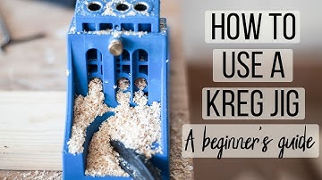 How To Use A Kreg Jig For Beginners - Step By Step K4 tutorial