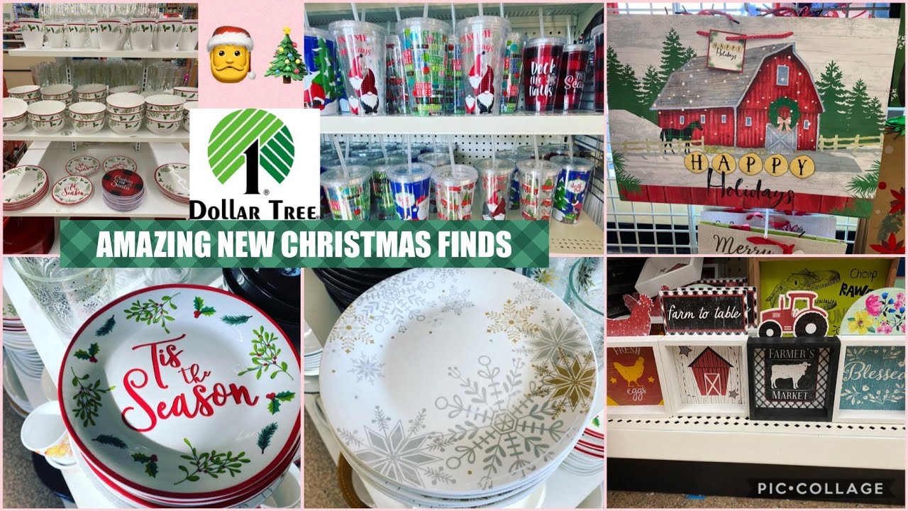AMAZING NEW DOLLAR TREE SHOP WITH ME / GREAT CHRISTMAS FINDS / NEW HOME DECOR