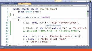 8.6  Logical and Relational Patterns