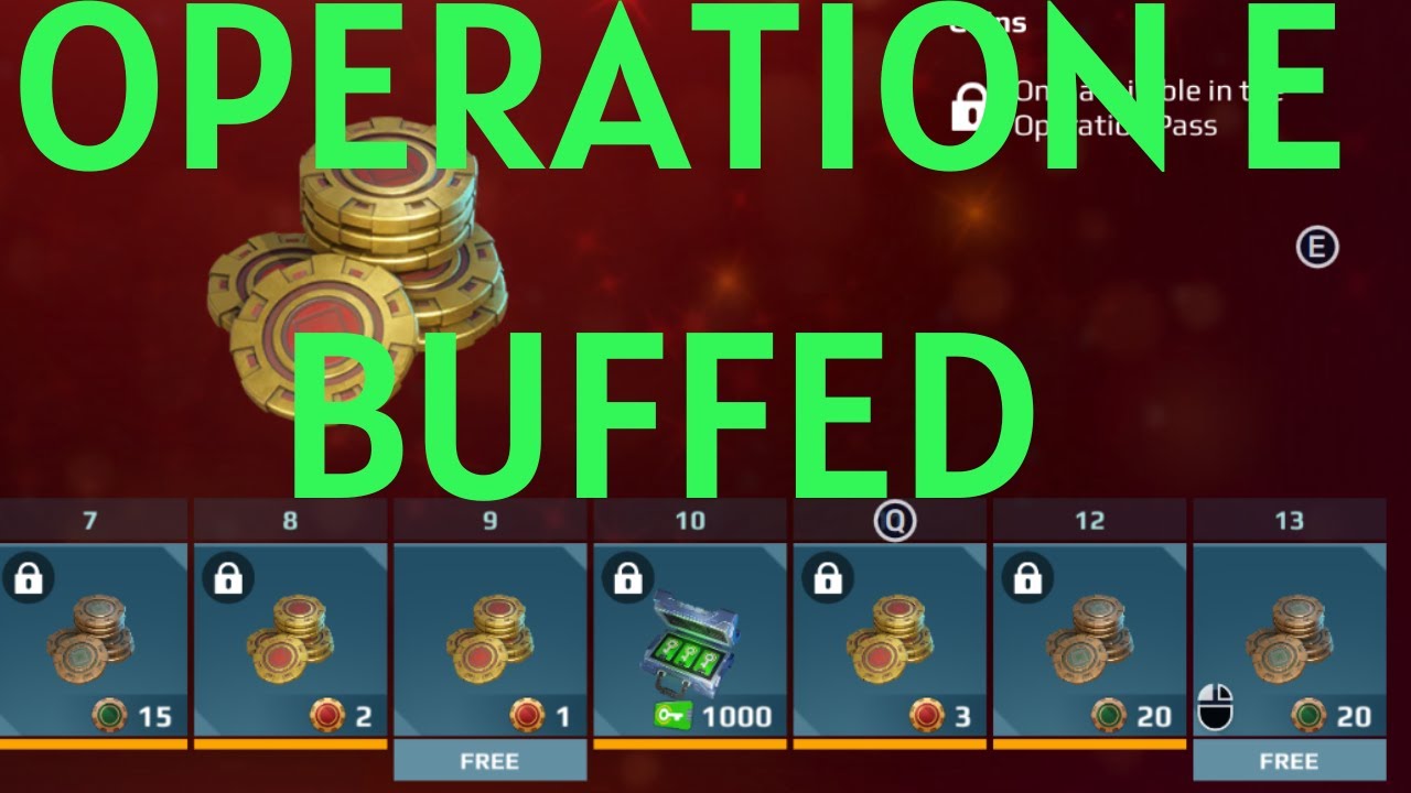 OPERATION E BUFFED BACK TO NORMAL IN WAR ROBOTS!!!