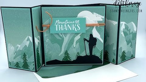 Stampin Up//Greatest Journey//Enjoy the Journey DSP//Flying Seagull Fun Fold Card//Thank You Card