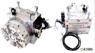 Automatic Turret Tool Head for 8 tools - ALTAROS, repeatable accuracy