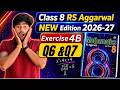 Exercise 4b Question 6 & 7 Class 8 Maths RS Aggarwal Chapter 4 The Story of Numbers 2026-27