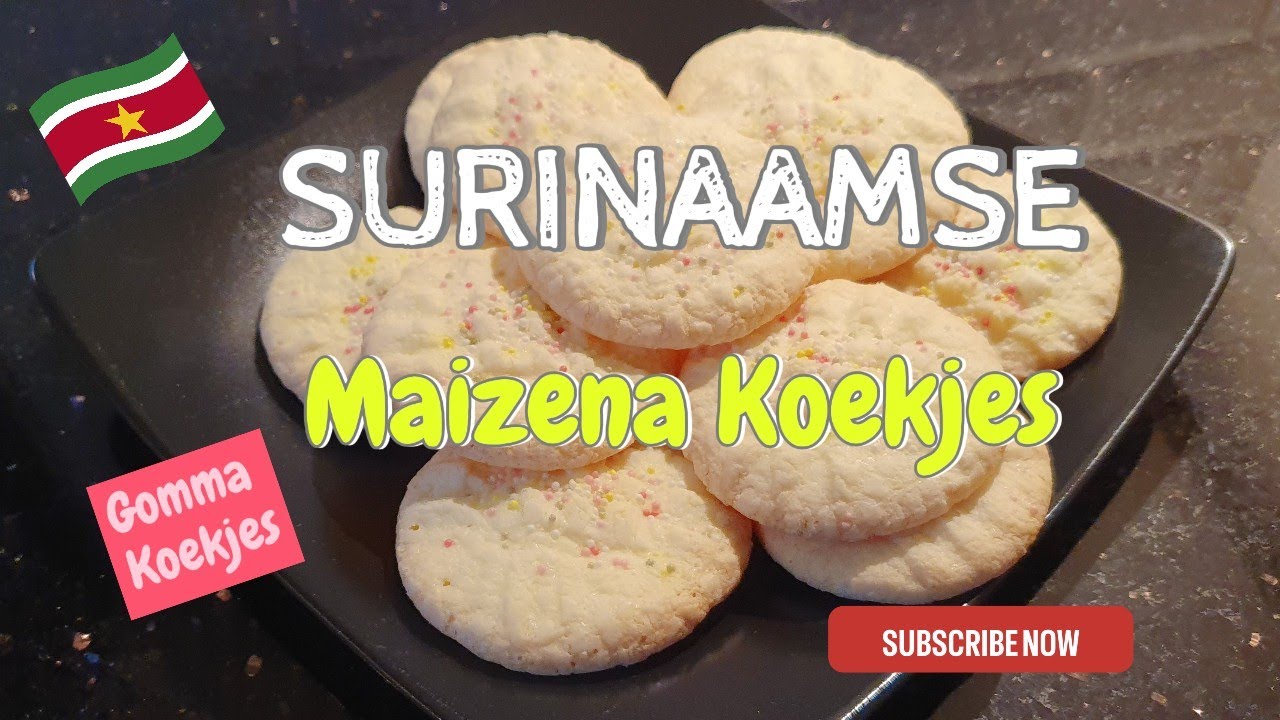 Surinaamse Maizena Koekjes maken | Gomma Koekjes maken  | Cornstarch Cookies | #amsr