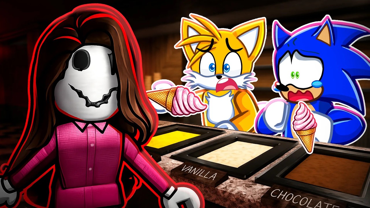 Sonic Worked At A SCARY ICE CREAM SHOP at 3am...