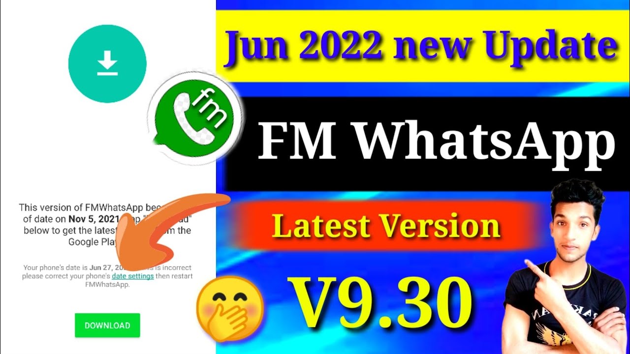 FM Whatsapp Update kaise Kare Jun 2022 New Update V9.30