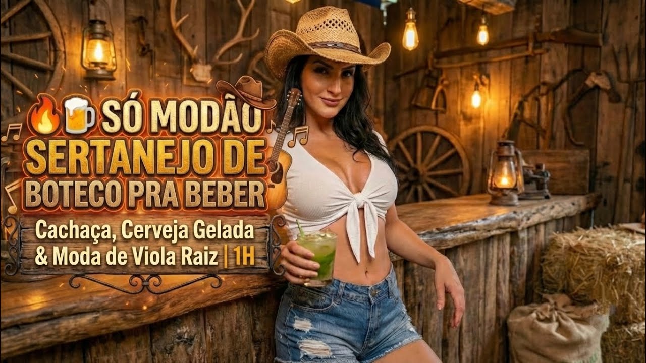 🔥🥃 SÓ MODÃO SERTANEJO DE BOTECO PRA BEBER: Cachaça, Cerveja Gelada & Moda de Viola Raiz | 1H