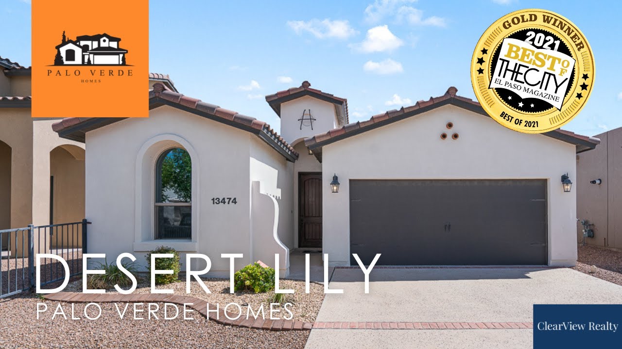 Desert Lily Spanish Home Tour by Palo Verde Homes Voted Best Builder in El Paso, TX YouTube