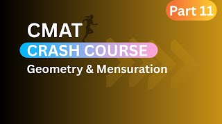 Cmat Crash Course | Geometry & Mensuration 🔥 Last Lap To Cmat Quant #cmat2026