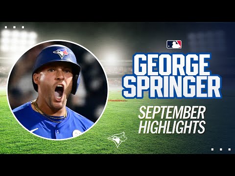 George Springer assists in sending the Blue Jays to the Postseason 💪 (7 HRs, 14 RBI)