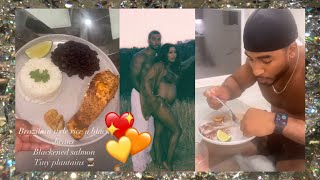 Victoria Monet Cooks Brazilian Food For Her &amp; Her Man 🥰😉❤️
