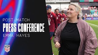 POST-MATCH PRESS CONFERENCE: Emma Hayes | USWNT vs. Korea Republic | June 1, 2024