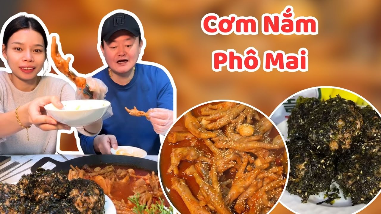 Cơm Nắm Phô Mai Kéo Sợi, Chân Gà Xào Cay Trứng Cút - Thị Thu Thảo Vlog