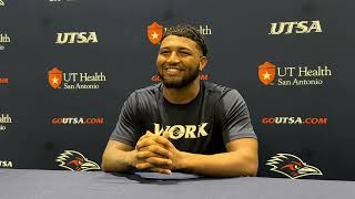 UTSA LB Darion White Post Practice Interview 9.23.26