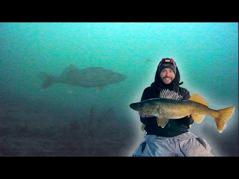Ice Fishing the Northwoods for Walleyes