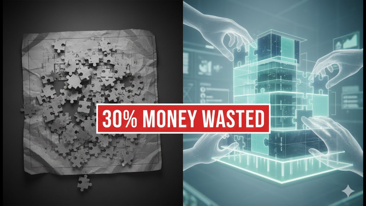 Why Construction is Broken: The 30% Waste Paradox