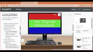 Lab: Troubleshoot Power Supply Problems 3.1.9