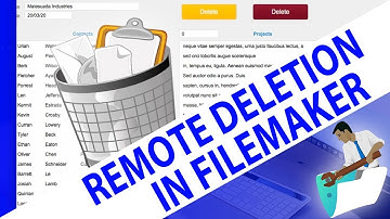 Remote Deletion in FileMaker